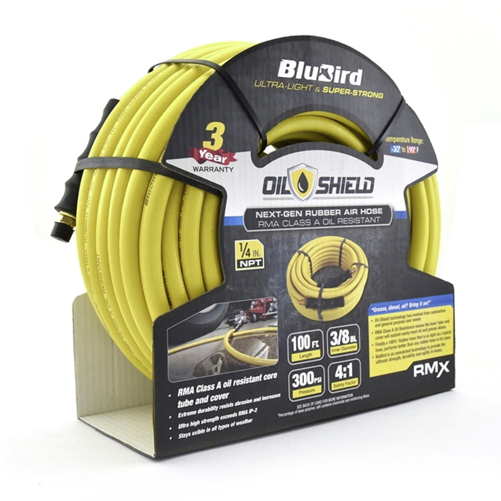 BluBird Oil Shield 3/8 in. x 100 ft. Air Hose