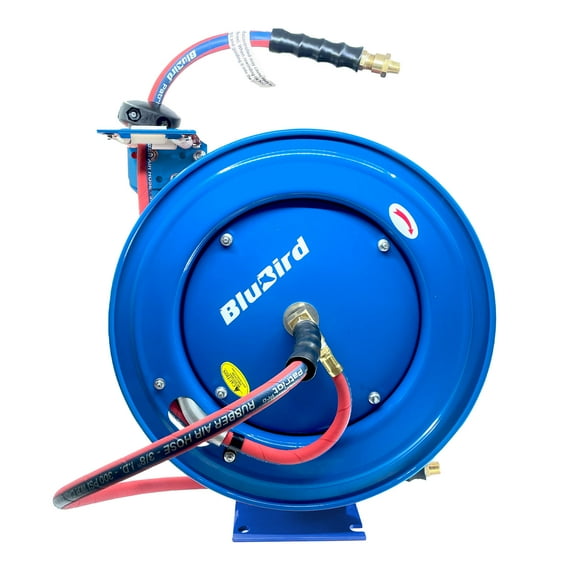 BluBird Patriot Pro - 3/8"x 50' Air Hose Reel