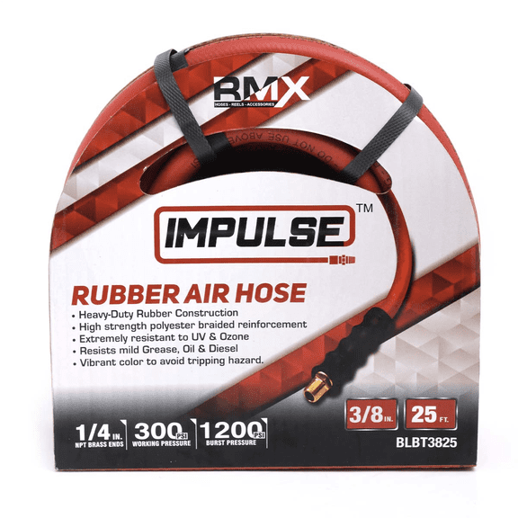 BluBird T3825 Air Hose RAV 3/8" x 25 ft. Rubber