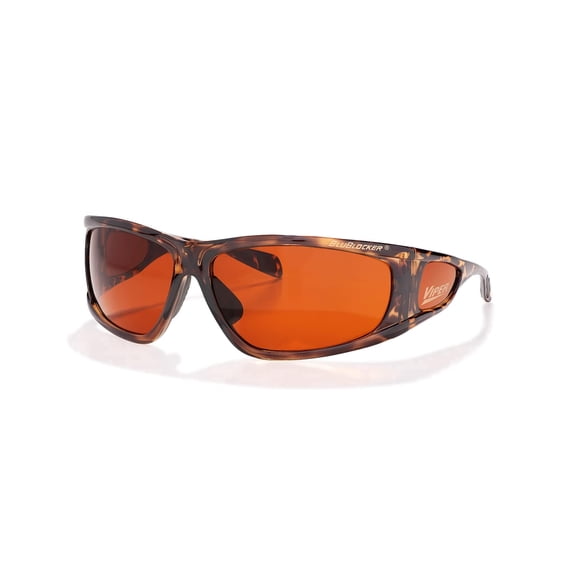 BluBlocker, Demi-Tortoise Viper Sunglasses with Scratch Resistant Lens | Blocks 100% of Blue Light and UVA & UVB Rays