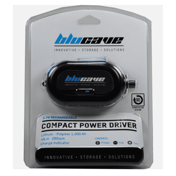BluCave USB Rechargeable Screwdriver - 3.7V