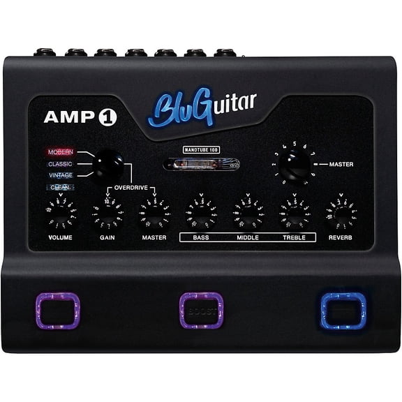 AMP1-IE Iridium Edition 100W Tube-Hybrid Guitar Pedalboard Amp