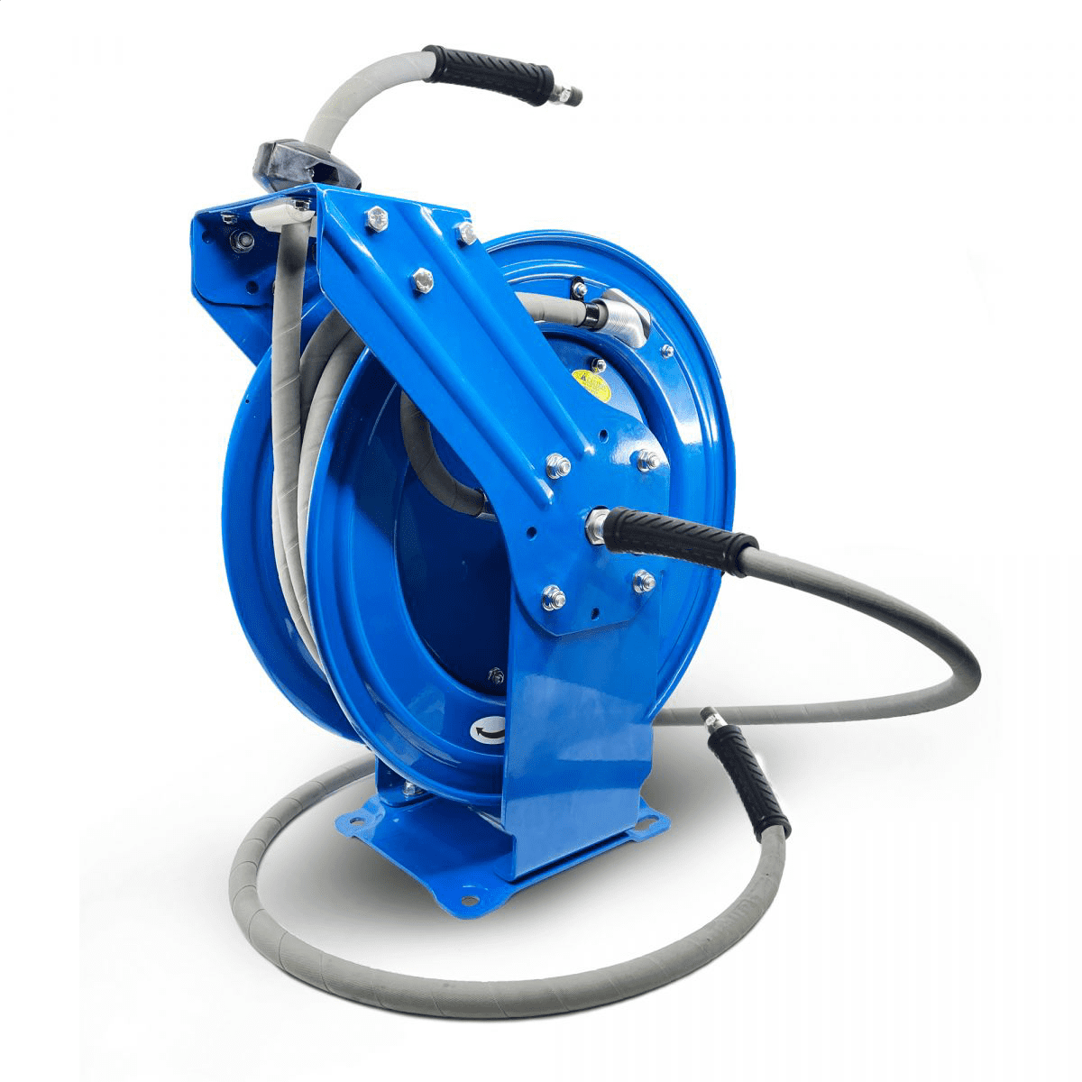 BluBird BluShied 3/8" X 50' Dual Arm Pressure Washer Hose and Reel Assembly