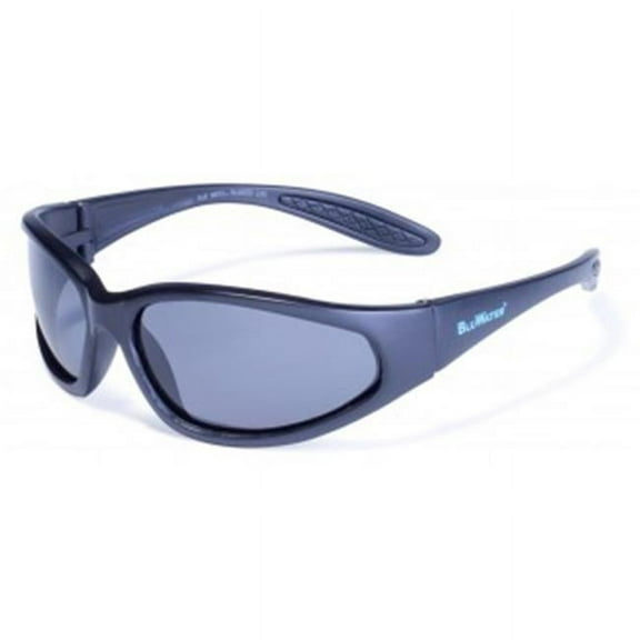 BluWater Samson 2 Polarized Sunglasses for Men Scratch-Resistant Boating, Watersports & Fishing Glasses Black Frame w/ Gray Lens