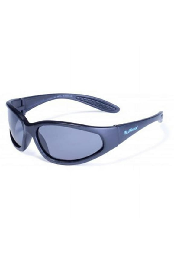 BluWater Samson 2 Polarized Sunglasses for Men Scratch-Resistant Boating, Watersports & Fishing Glasses Black Frame w/ Gray Lens
