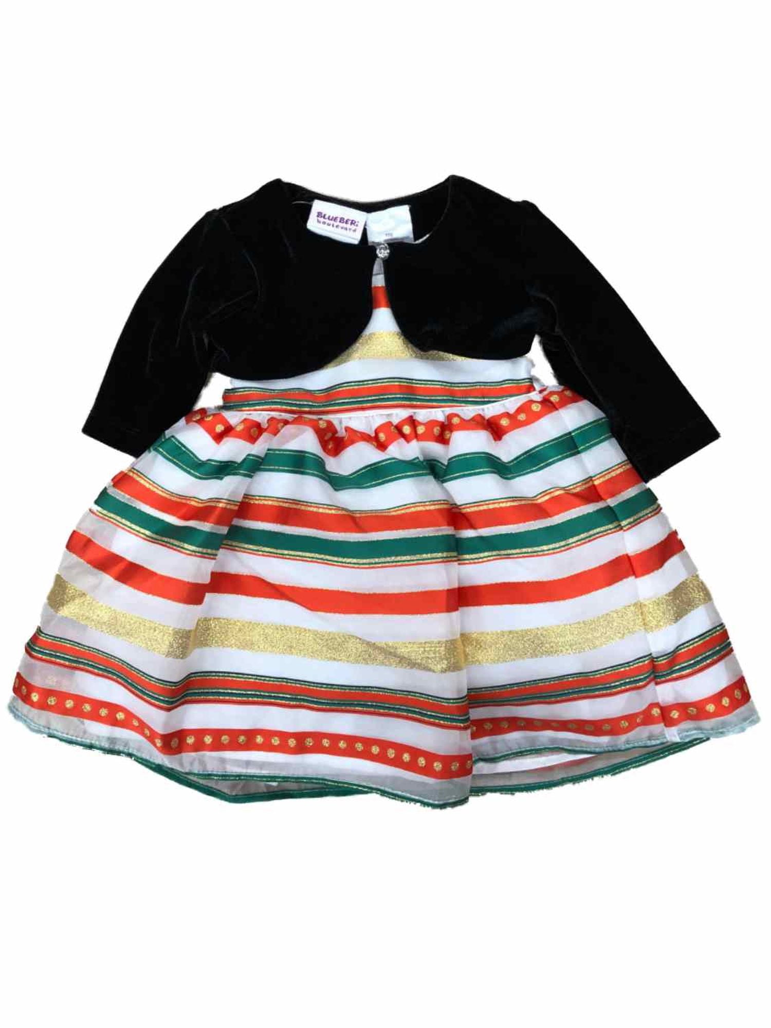 blueberi boulevard holiday dresses Blueberi Boulevard Red Holiday Christmas Dress Separate Top 24M Holly  Velour