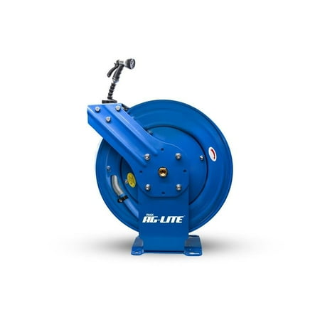 Blubird Ag-Lite 5/8 Inch X 100 Ft. Water Hose Reel Dual Arm Assembly