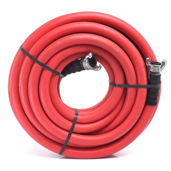 Blubird Impulse 3/4 Inch X 100 Ft. Red Rubber Jack Hammer Hose Assembly