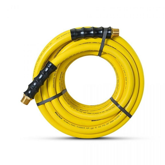 Blubird Oilshield Next-Gen 3/8 Inch X 50 Ft. Rubber Air Hose Assembly