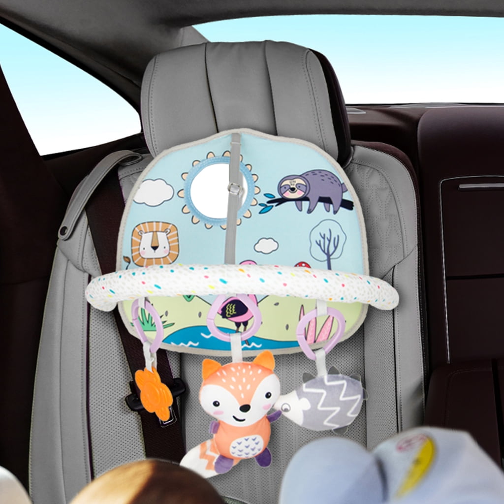 Car Seat Toys for Babies 0-6 Months, Rear facing Car Seat Arch toy with  Music