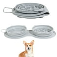 thumbnail image 1 of Blublu Park Collapsible Dog Bowl, Portable Silicone Feeders for Travel Outdoor, Slow Feeding and Water Bowls for Pets Cats, 1 of 7