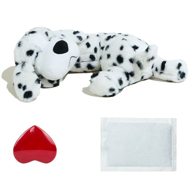 Blublu Park Heartbeat Puppy Toy, Dog Stuffed Animal Heartbeat Plush Toy