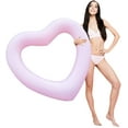 thumbnail image 1 of Blublu Park Inflatable Swim Rings, Swimming Pool Floats Loungers Tube for Adults, Pink, 1 of 7