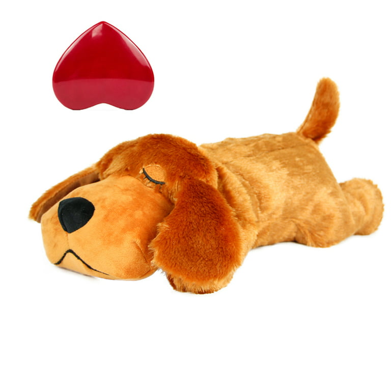 Puppy Heartbeat Toy Stuffed Animal Plush Toys Dog Sleeping Aid Dog Toy