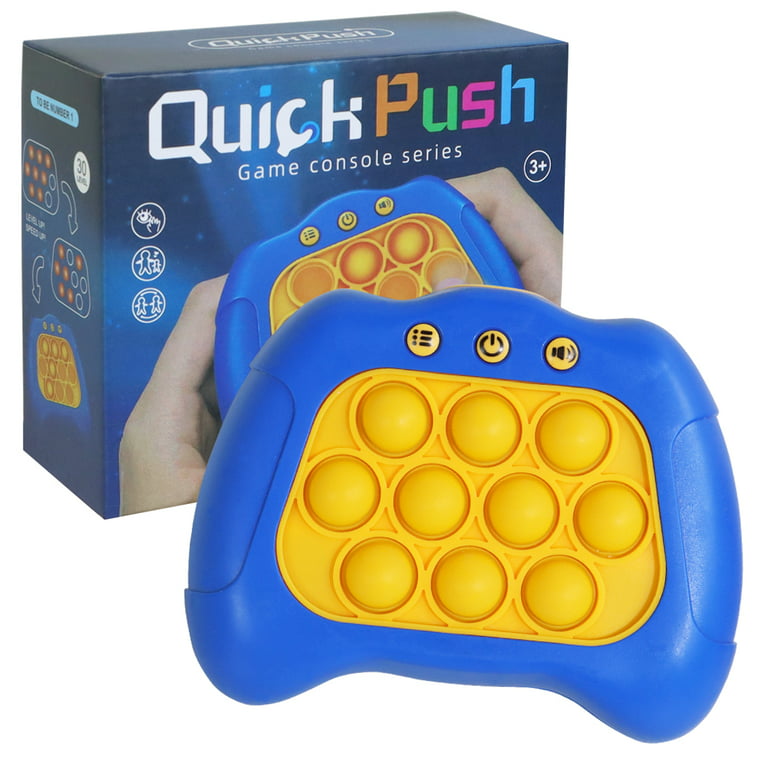 Quick Push Toy with Lights, Fast Push Bubble Game Toys, Creative Fidget  Game Quick Push Bubble Competitive Game Console Series, Pocket Game Console
