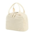 thumbnail image 1 of Off-White Portable Lunch Bag – Large Capacity Insulated Tote, 1 of 9
