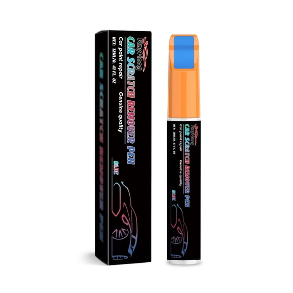Blue 0.17 fl oz Car Paint Scratch Repair Pen, Color Restoration Care Tool