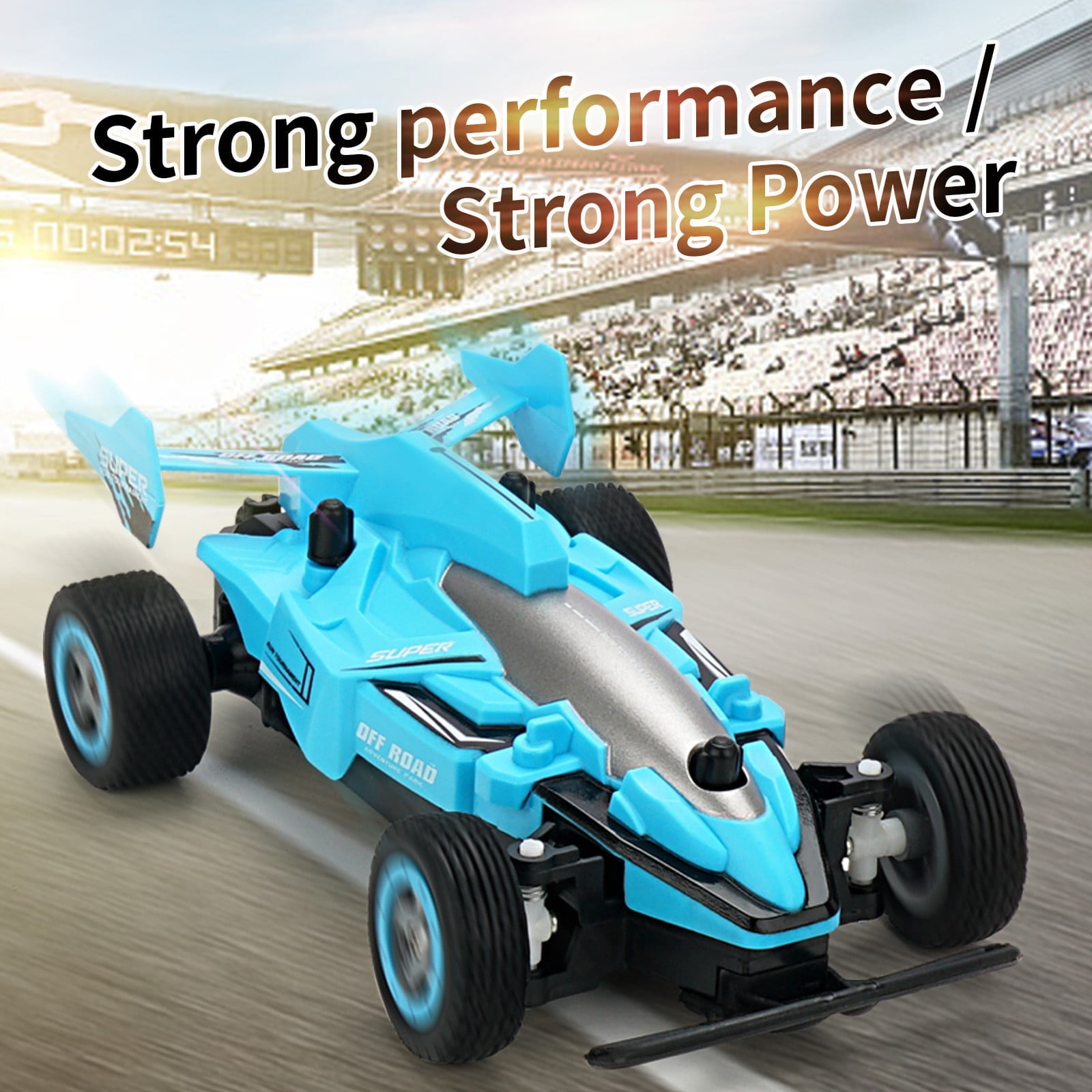 Blue 1:20 Scale 2.4Ghz 5 Channel Rc Racing Car 15Km/H High Speed ...