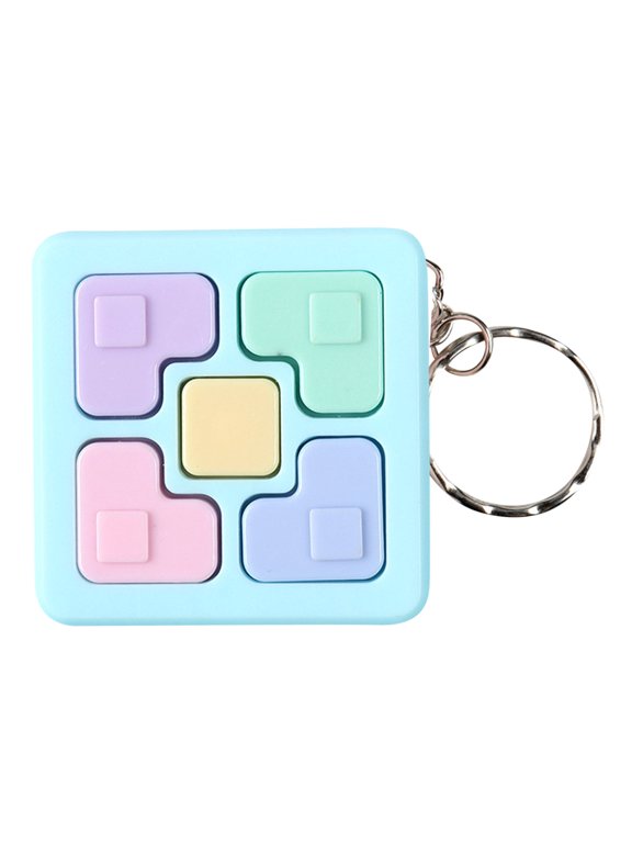 Blue 1.9 Inch Memory Game Keychain Toy Led Electronic Handle For Kids 2026
