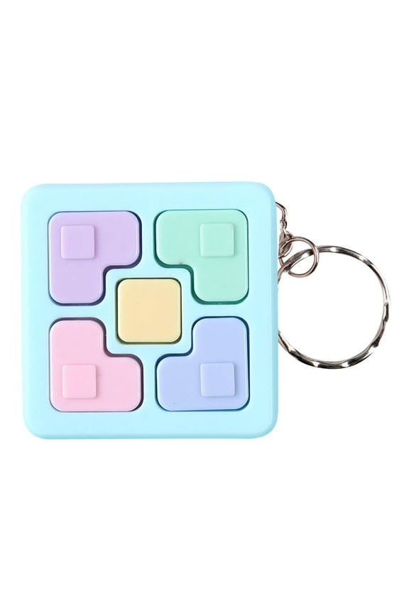Blue 1.9 Inch Memory Game Keychain Toy Led Electronic Handle For Kids 2026