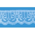 thumbnail image 1 of Blue 1 Inch Ruffled Vertical Lace, 1 of 1