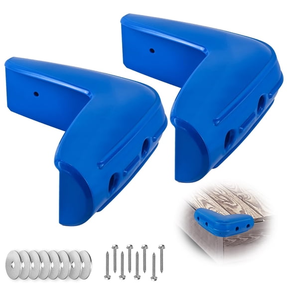 Blue 10-inch 2-pack Dock Corner Bumpers Marine Docking Protection