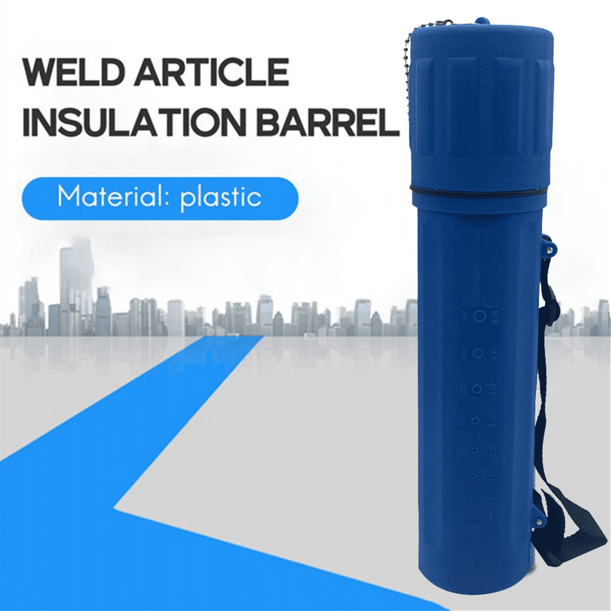 Blue 10LB Guard Welding Weld Electrode Rod Storage Tube Container Hold ...