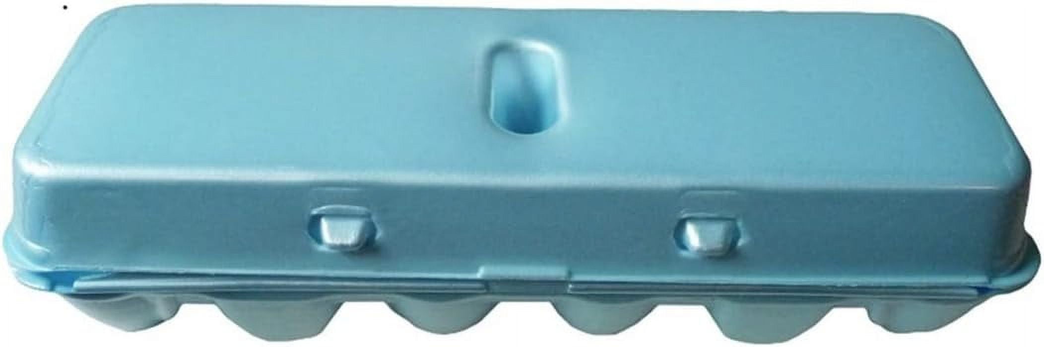 Green Styrofoam Egg Cartons - Blank, 12-Count, Pack Of 50 - For Small To Extra Large Eggs