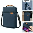 thumbnail image 1 of Blue 13.3 Inch Laptop Shoulder Bag, Portable Tablet Case Crossbody, By Meiiso, Large Inventory!, 1 of 7