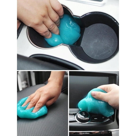 Blue 160g-1pc Car Cleaning Gel Magic Dust Remover Glue Remover And Keyboard Cleaner Auto Cleaning Accessories For A Spotless Ride Car Interior Dus