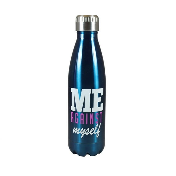 Blue 17oz Vacuum Insulated Stainless Steel Water Bottle Thermo Sport Flask
