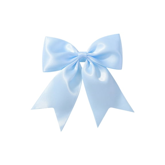 Blue Ribbon Bow Hair Clips 20 Pack For Clothing Bags Gift Boxes Packaging Diy Accessories Satin Ribbon Bows Craft Decor Party Wedding Valentine Blue