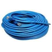 Blue 200 FT Foot 60M Cat5e Patch Ethernet LAN Network Router Wire Cable Cord For PC, Mac, Laptop, PS2, PS3, PS4 , XBox, and XBox 360 XBox One