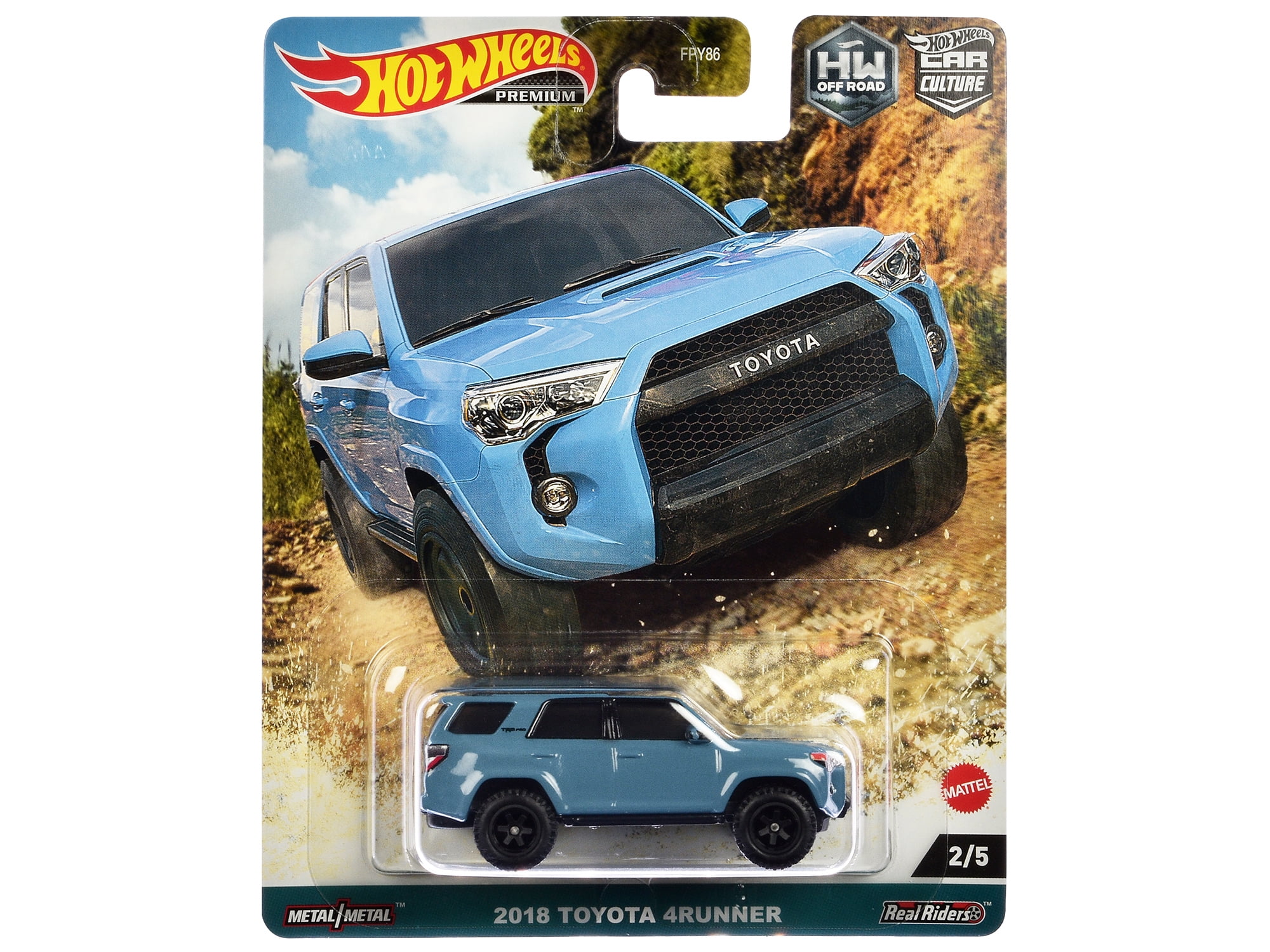Blue 2018 Toyota 4Runner 'HW Off Road' Series Diecast Model by Hot ...