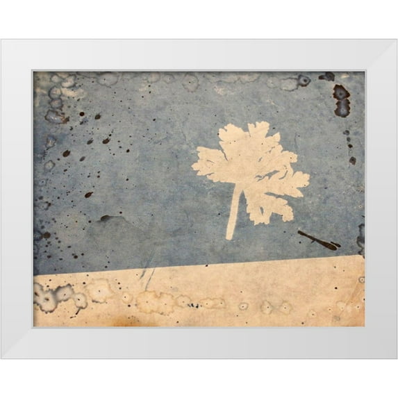 Blue 24x19 White Modern Wood Framed Museum Art Print Titled - Survival