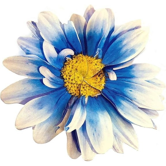 Blue 3-D Flower Pop Up Cards - 4" Wide, Set of 25, Easter, Birthday, Mother's Day, Greeting Card, Wedding Favors, Get Well, Thank You, Baby Shower