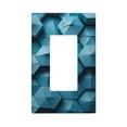 thumbnail image 1 of Blue 3D Hive Light Switch Cover Decorative Switch Plates and Outlet Covers Wall Plates for Electrical Kitchen Home Office Art Decor, 1 of 4
