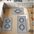thumbnail image 1 of Blue 4-Piece Runner Rugs 2x3+2x4+2x5+2x6 Multi-Space Decor, 1 of 8