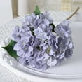 thumbnail image 1 of Blue 45CM Realistic Fake Silk Flowers Artificial Hydrangea Flower Bouquet Home Decor BLUE, 1 of 8