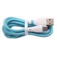 thumbnail image 1 of Blue 4ft USB-C Cable for Galaxy S23 FE - Charger Cord Power Wire Type-C Fast Charge Sync Compatible With Samsung Galaxy S23 FE, 1 of 5