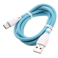 thumbnail image 1 of Blue 4ft USB-C Cable for Samsung Galaxy A23 5G Phone - Charger Cord Power Wire Type-C Fast Charge X3B Compatible With Galaxy A23 5G Model, 1 of 5