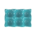 thumbnail image 1 of Blue 6-Grid Ceramic Egg Holder, Chicken Egg Storage Tray for Refrigerator and Countertop Display, 1 of 4