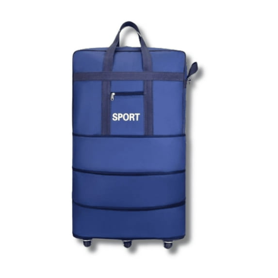 Blue 6-Wheel Sport Luggage Bag