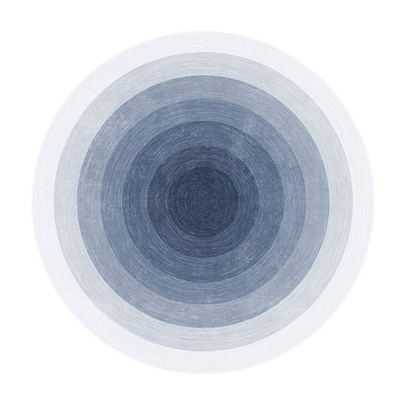 Blue 60X60Cm Plush Bathroom Rug Mat, Super Absorbent Non-Slip Backing, Soft Microfiber For Living Room Bedroom, Machine Washable Floor Carpet, Multiple Colors