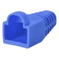 thumbnail image 1 of Blue 6mm Hole Dia RJ45 Boots Cover Anti Dust Plastic Protector for Network Cable Cat5 Cat5E Cat6 100Pcs, 1 of 3
