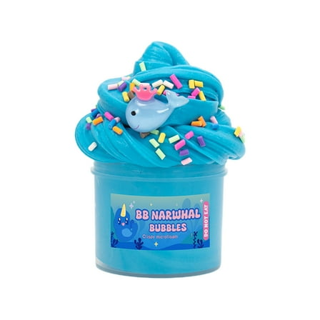 Blue 70Ml Blue Butter Slime Clay Toy Stretchy Sensory Putty Non Settling Formula For Diy Crafts And Creative Play Activity