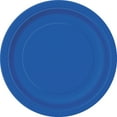 thumbnail interactive-video image 1 of Disposable Paper Plates, 9", Blue, 55 Pieces, by Way To Celebrate, 1 of 8