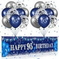 Blue 95th Birthday Decorations for Men Women - Happy 95th Birthday Yard ...