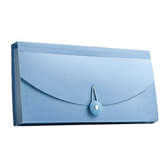 Blue A6 Mini Accordion File Organizer 13 Compartments Pp Plastic For Receipts Bills Coupons Home Office Pink Blue Green