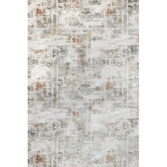 Blue Abstract Area Rugs for Living Room Washable Rugs Boho Moroccan Area Rug Soft Neutral Geometric Bohemian Carpet Distressed Indoor Rug for Bedroom Dining Room Office Foldable Nonslip Rug